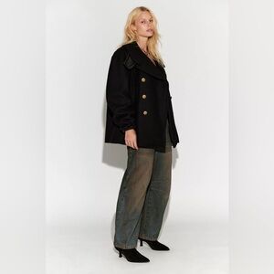 Denimist Oversized Peacoat